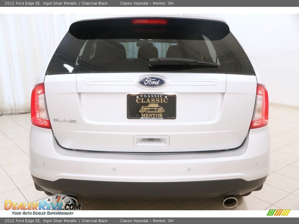 2012 Ford Edge SE Ingot Silver Metallic / Charcoal Black Photo #16