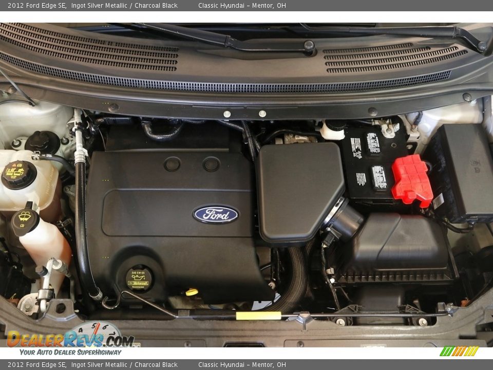 2012 Ford Edge SE Ingot Silver Metallic / Charcoal Black Photo #17