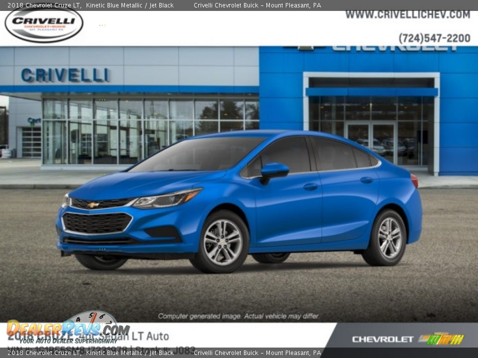 2018 Chevrolet Cruze LT Kinetic Blue Metallic / Jet Black Photo #1