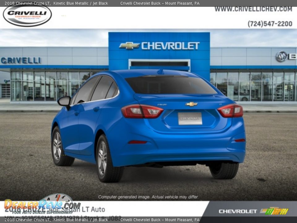 2018 Chevrolet Cruze LT Kinetic Blue Metallic / Jet Black Photo #3
