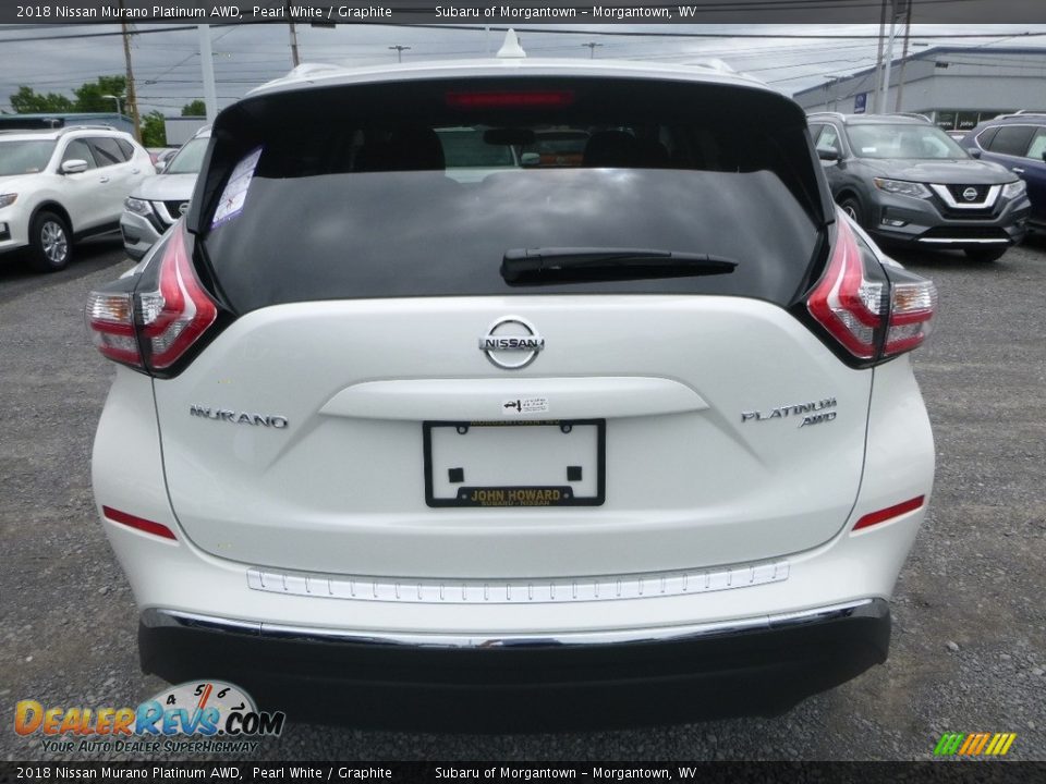 2018 Nissan Murano Platinum AWD Pearl White / Graphite Photo #5