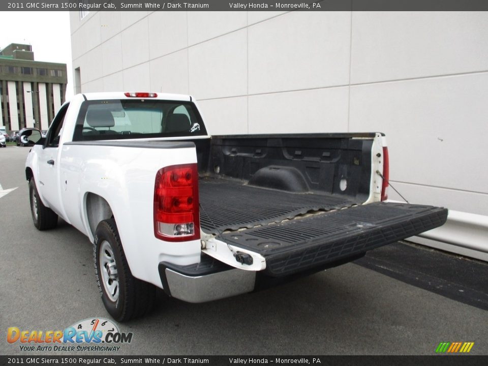 2011 GMC Sierra 1500 Regular Cab Summit White / Dark Titanium Photo #3