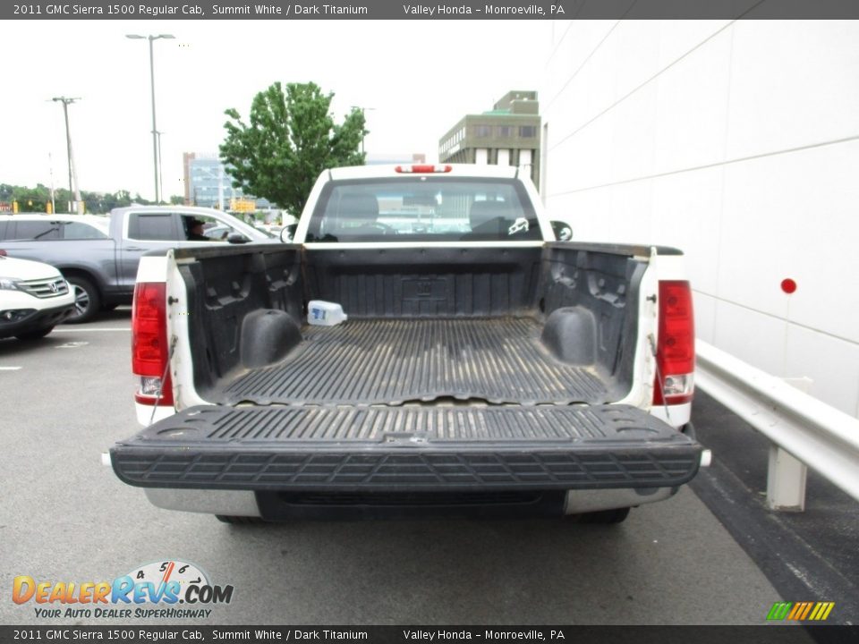 2011 GMC Sierra 1500 Regular Cab Summit White / Dark Titanium Photo #4