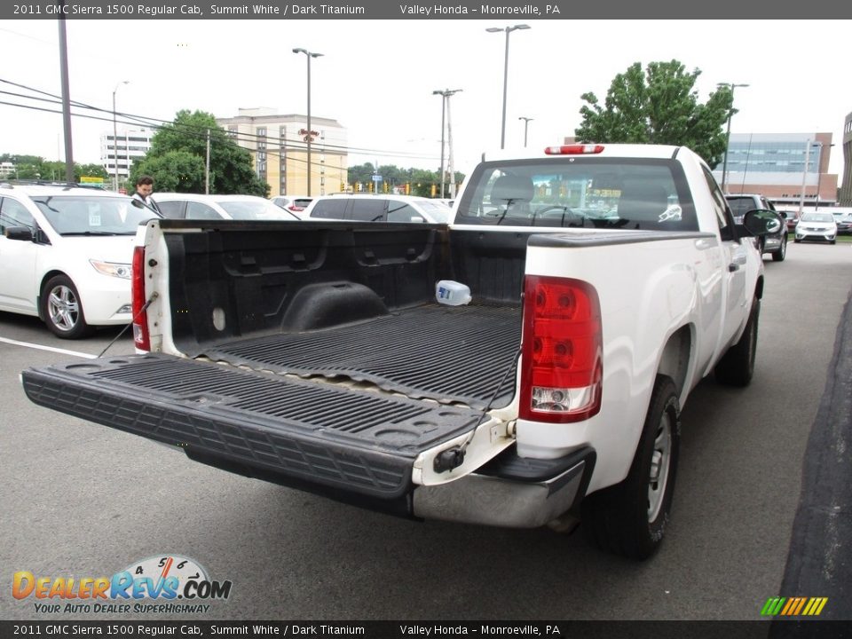 2011 GMC Sierra 1500 Regular Cab Summit White / Dark Titanium Photo #5
