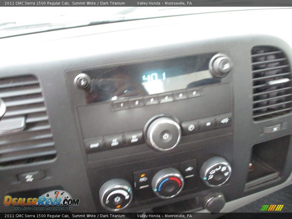 2011 GMC Sierra 1500 Regular Cab Summit White / Dark Titanium Photo #14
