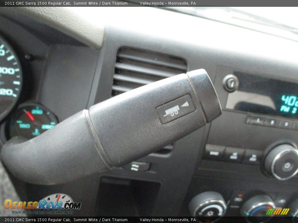 2011 GMC Sierra 1500 Regular Cab Summit White / Dark Titanium Photo #15