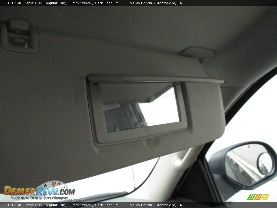 2011 GMC Sierra 1500 Regular Cab Summit White / Dark Titanium Photo #17