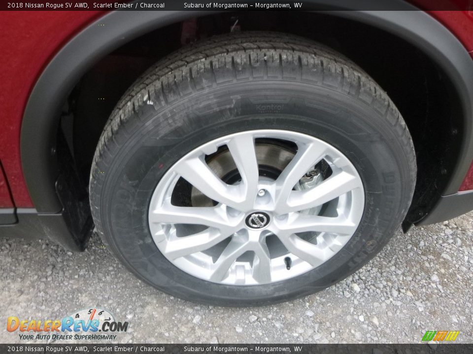 2018 Nissan Rogue SV AWD Scarlet Ember / Charcoal Photo #2