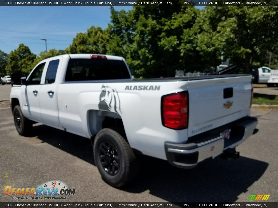 2018 Chevrolet Silverado 3500HD Work Truck Double Cab 4x4 Summit White / Dark Ash/Jet Black Photo #4