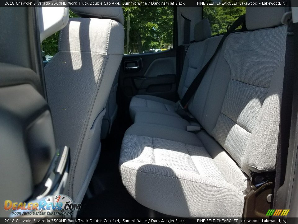 2018 Chevrolet Silverado 3500HD Work Truck Double Cab 4x4 Summit White / Dark Ash/Jet Black Photo #6