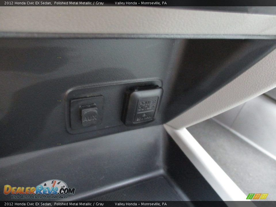 2012 Honda Civic EX Sedan Polished Metal Metallic / Gray Photo #18