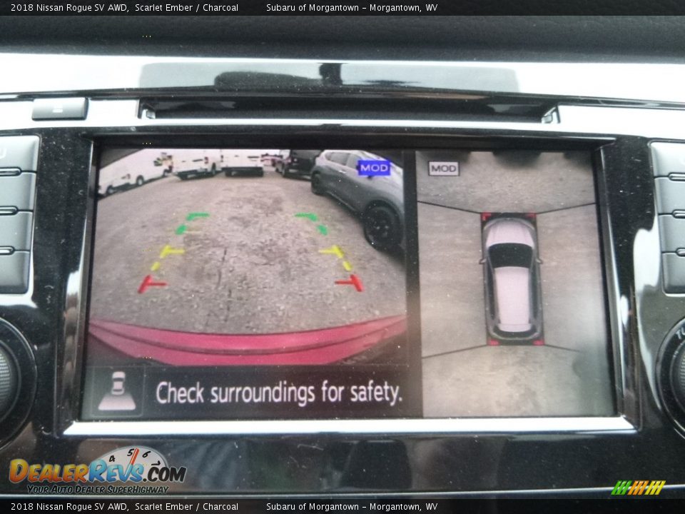 2018 Nissan Rogue SV AWD Scarlet Ember / Charcoal Photo #17