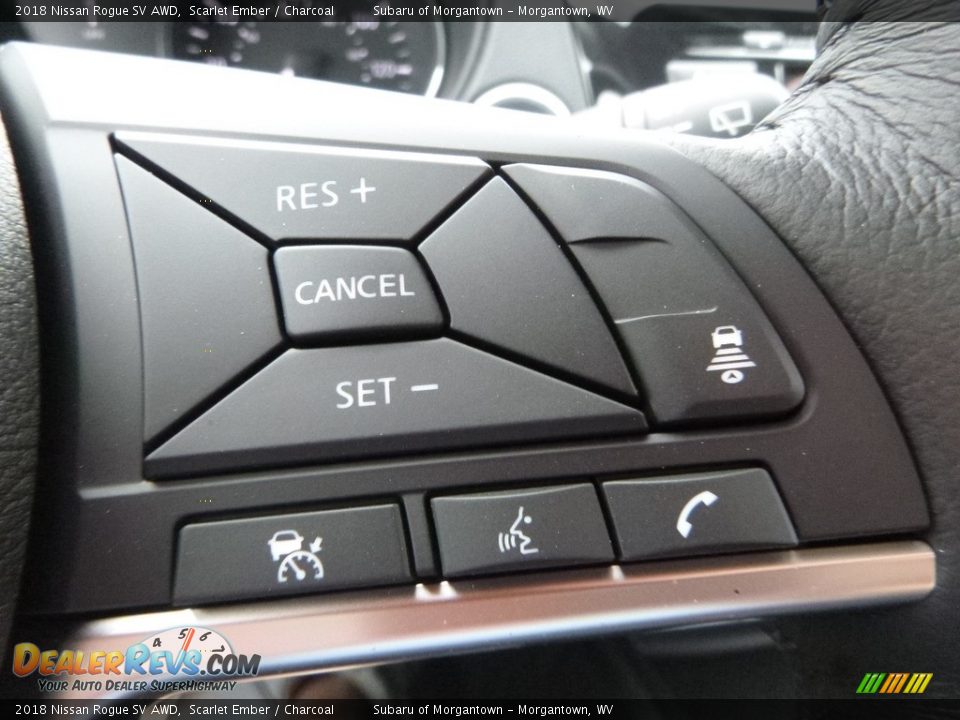 2018 Nissan Rogue SV AWD Scarlet Ember / Charcoal Photo #18