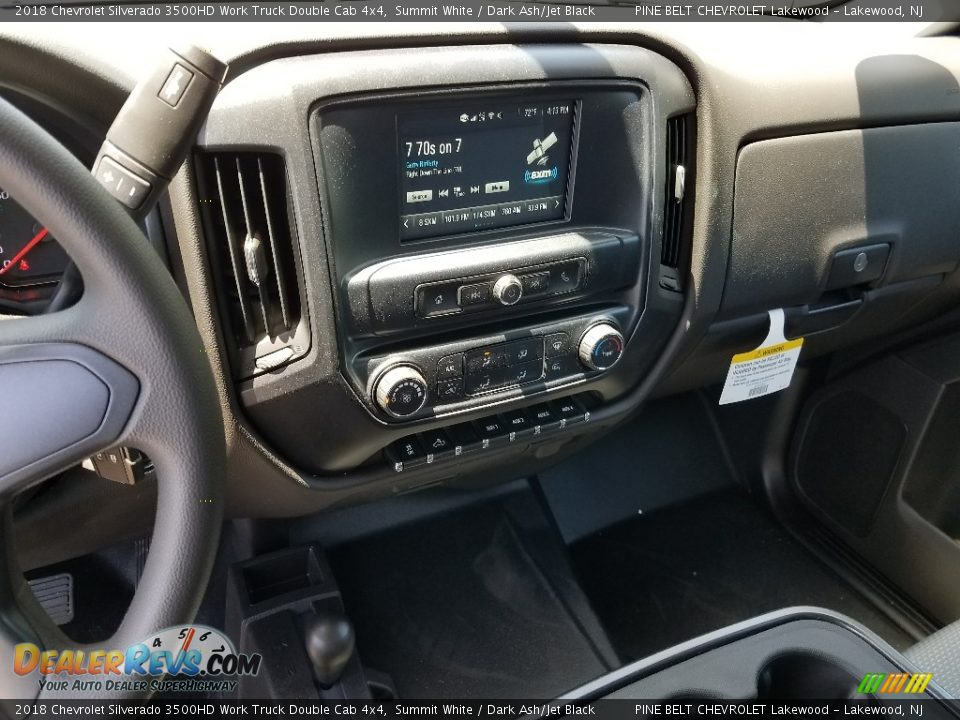 2018 Chevrolet Silverado 3500HD Work Truck Double Cab 4x4 Summit White / Dark Ash/Jet Black Photo #10