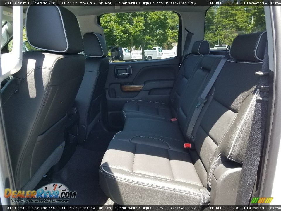 2018 Chevrolet Silverado 3500HD High Country Crew Cab 4x4 Summit White / High Country Jet Black/Ash Gray Photo #6