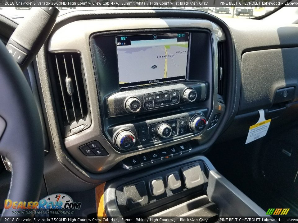 2018 Chevrolet Silverado 3500HD High Country Crew Cab 4x4 Summit White / High Country Jet Black/Ash Gray Photo #10
