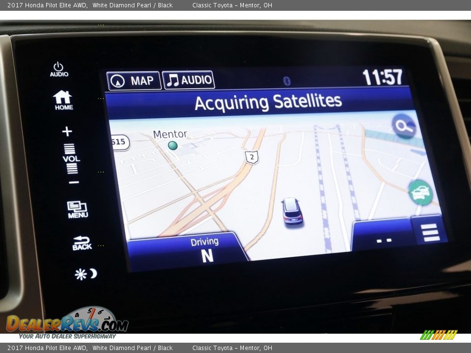 2017 Honda Pilot Elite AWD White Diamond Pearl / Black Photo #14