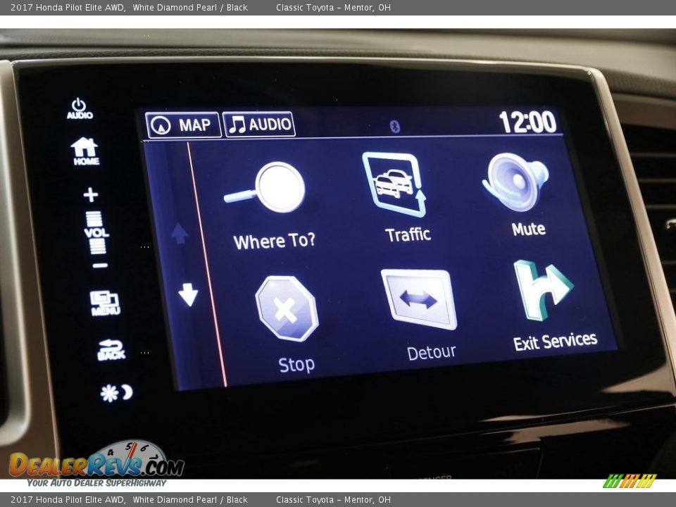 2017 Honda Pilot Elite AWD White Diamond Pearl / Black Photo #15