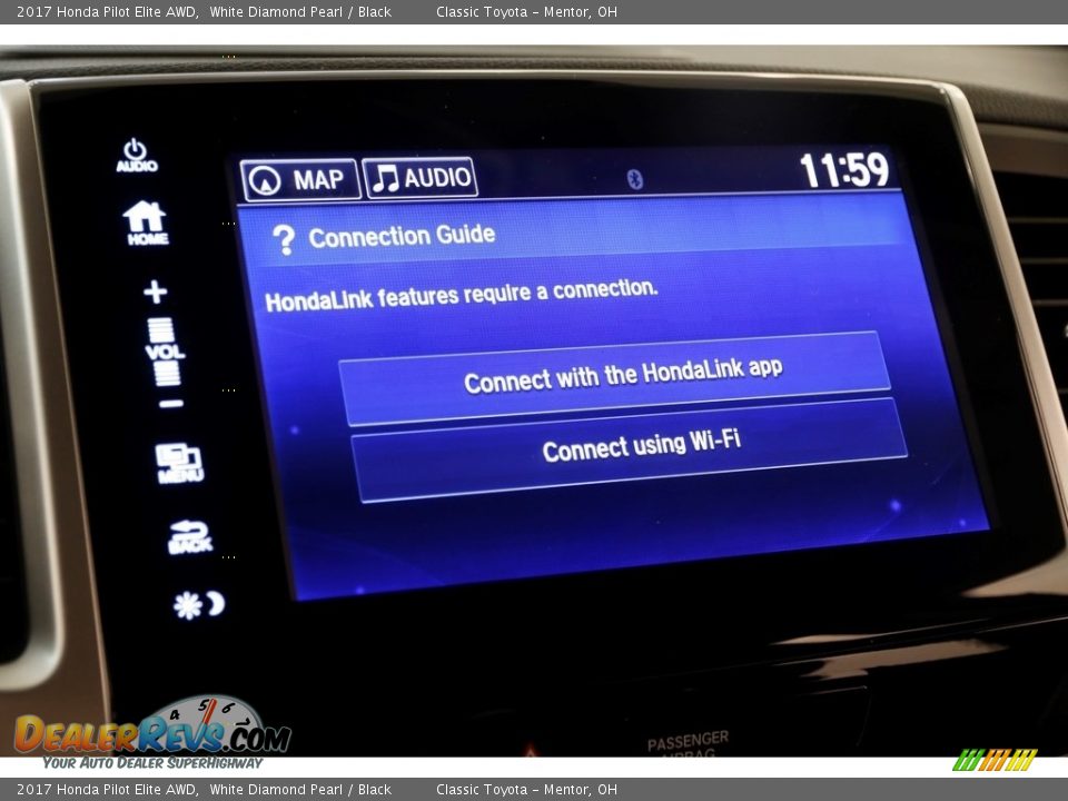2017 Honda Pilot Elite AWD White Diamond Pearl / Black Photo #19