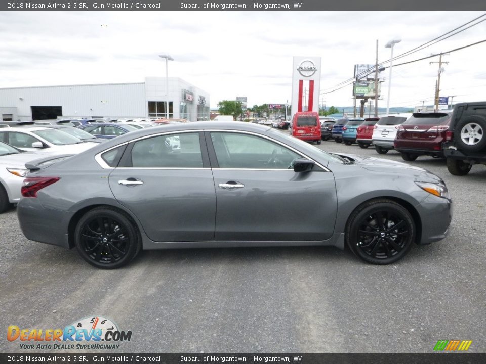 2018 Nissan Altima 2.5 SR Gun Metallic / Charcoal Photo #3