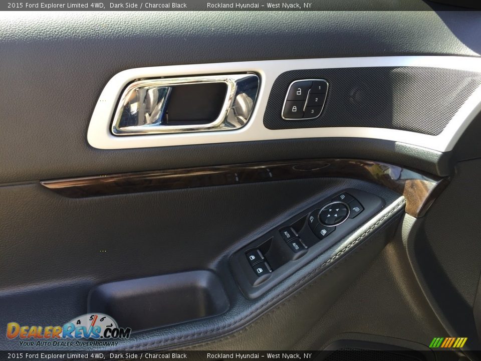2015 Ford Explorer Limited 4WD Dark Side / Charcoal Black Photo #9