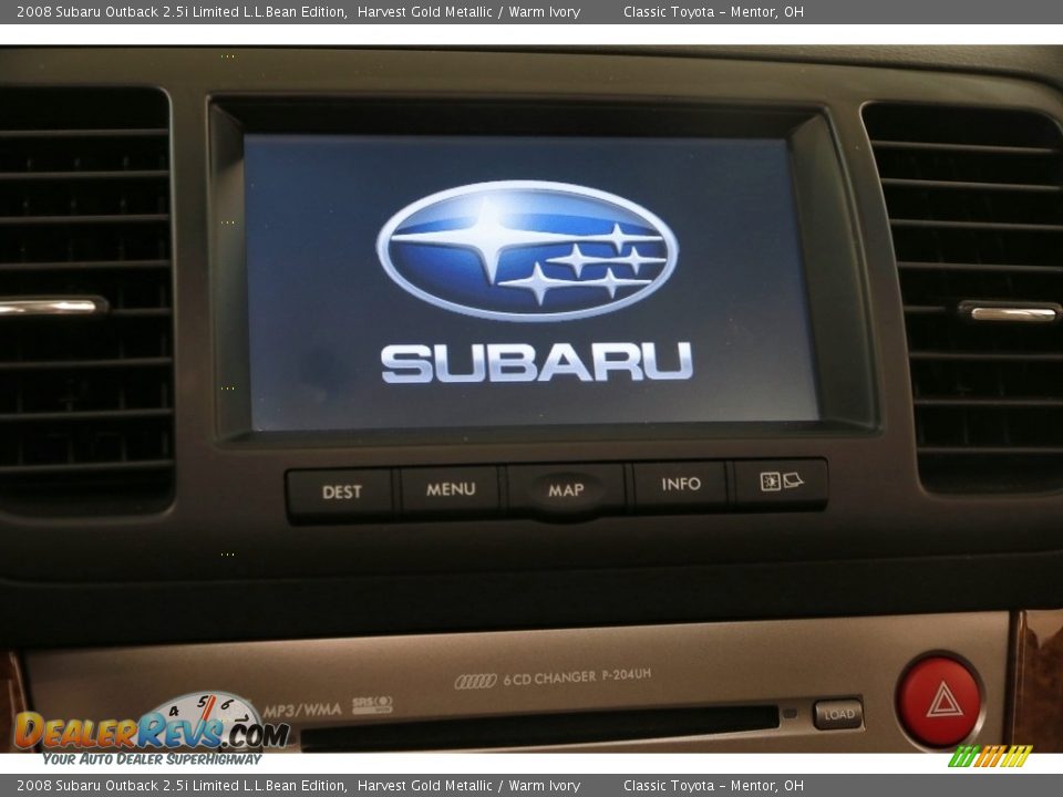 2008 Subaru Outback 2.5i Limited L.L.Bean Edition Harvest Gold Metallic / Warm Ivory Photo #9