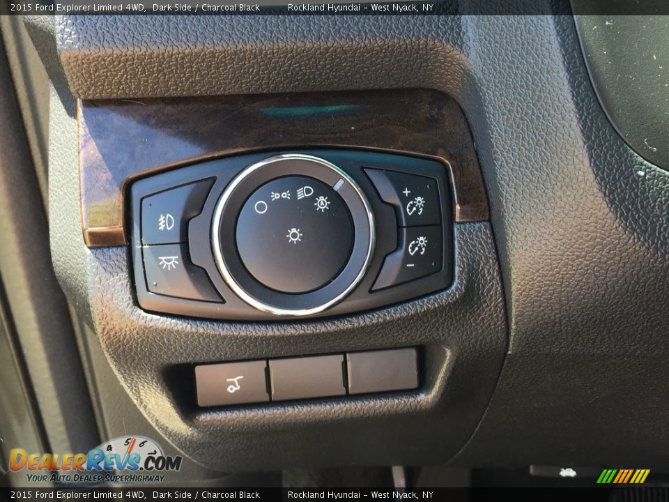 2015 Ford Explorer Limited 4WD Dark Side / Charcoal Black Photo #20
