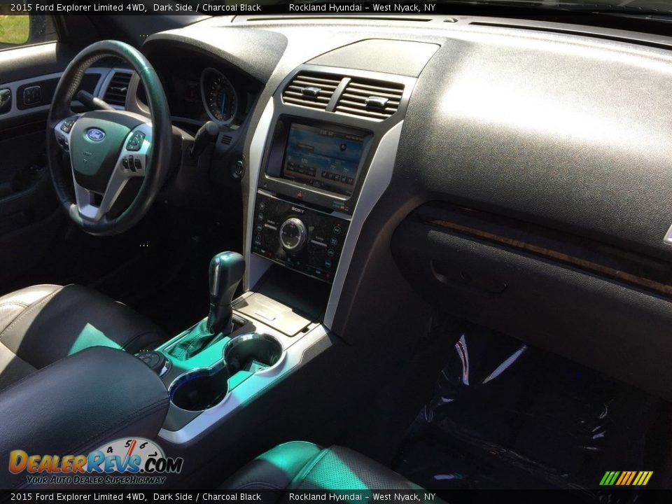 2015 Ford Explorer Limited 4WD Dark Side / Charcoal Black Photo #27