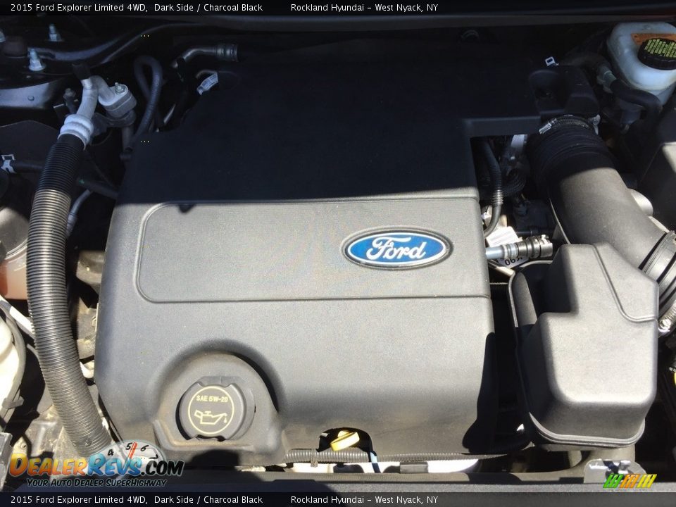 2015 Ford Explorer Limited 4WD Dark Side / Charcoal Black Photo #30