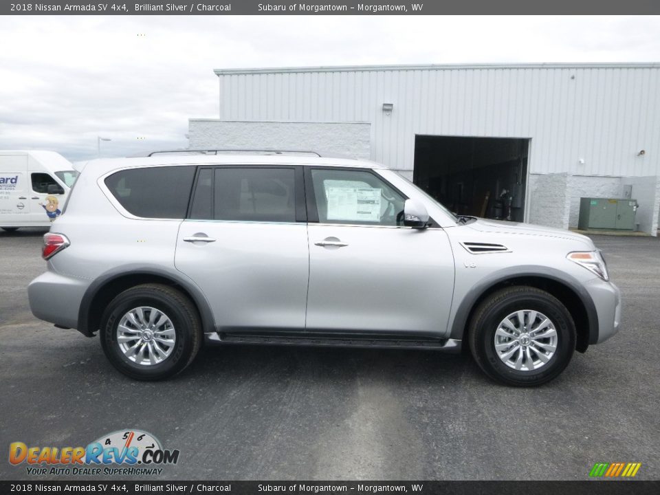 2018 Nissan Armada SV 4x4 Brilliant Silver / Charcoal Photo #3