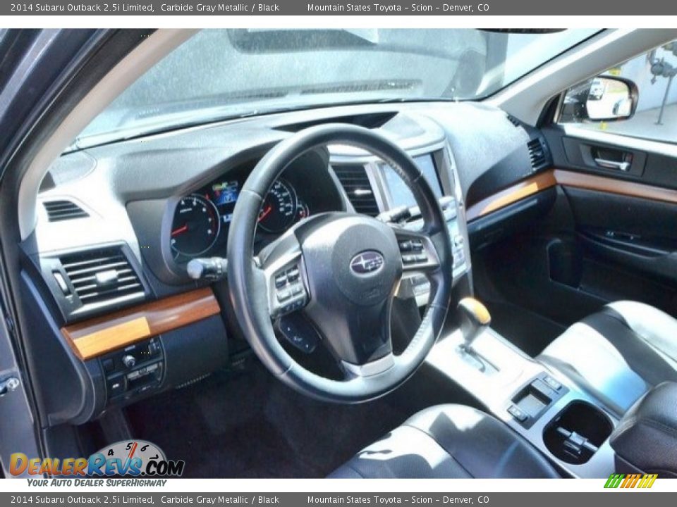 2014 Subaru Outback 2.5i Limited Carbide Gray Metallic / Black Photo #10