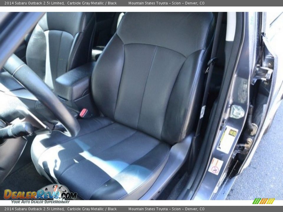2014 Subaru Outback 2.5i Limited Carbide Gray Metallic / Black Photo #12