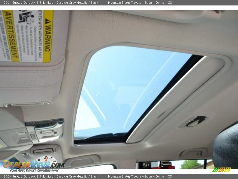 2014 Subaru Outback 2.5i Limited Carbide Gray Metallic / Black Photo #15