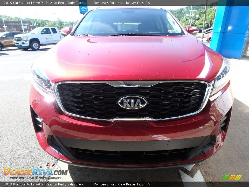 2019 Kia Sorento LX AWD Passion Red / Satin Black Photo #9