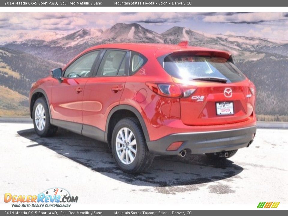 2014 Mazda CX-5 Sport AWD Soul Red Metallic / Sand Photo #8