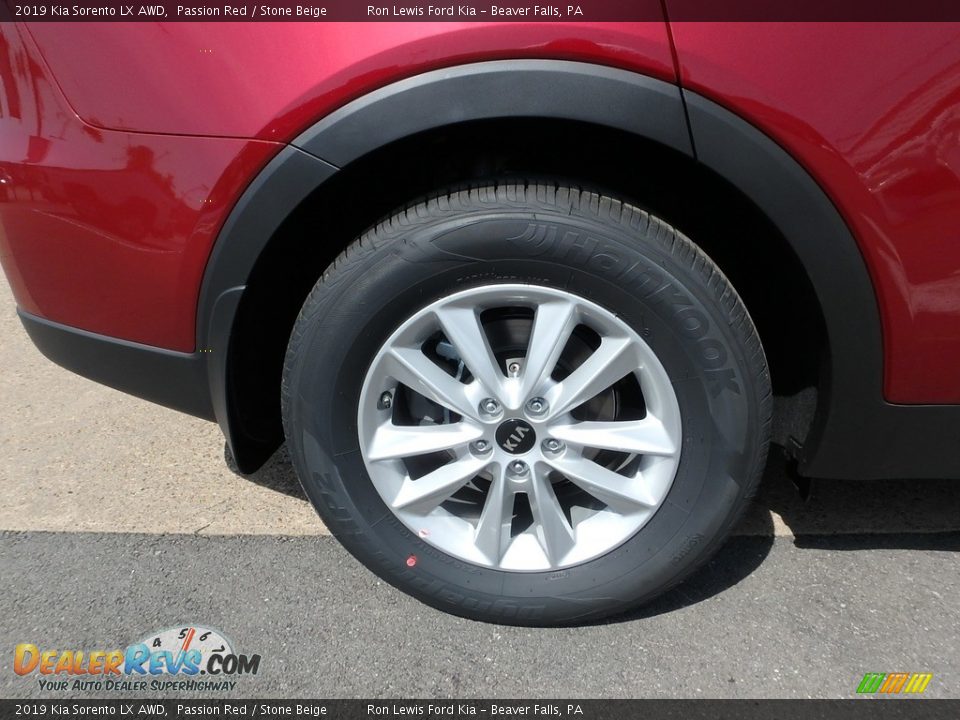 2019 Kia Sorento LX AWD Passion Red / Stone Beige Photo #2