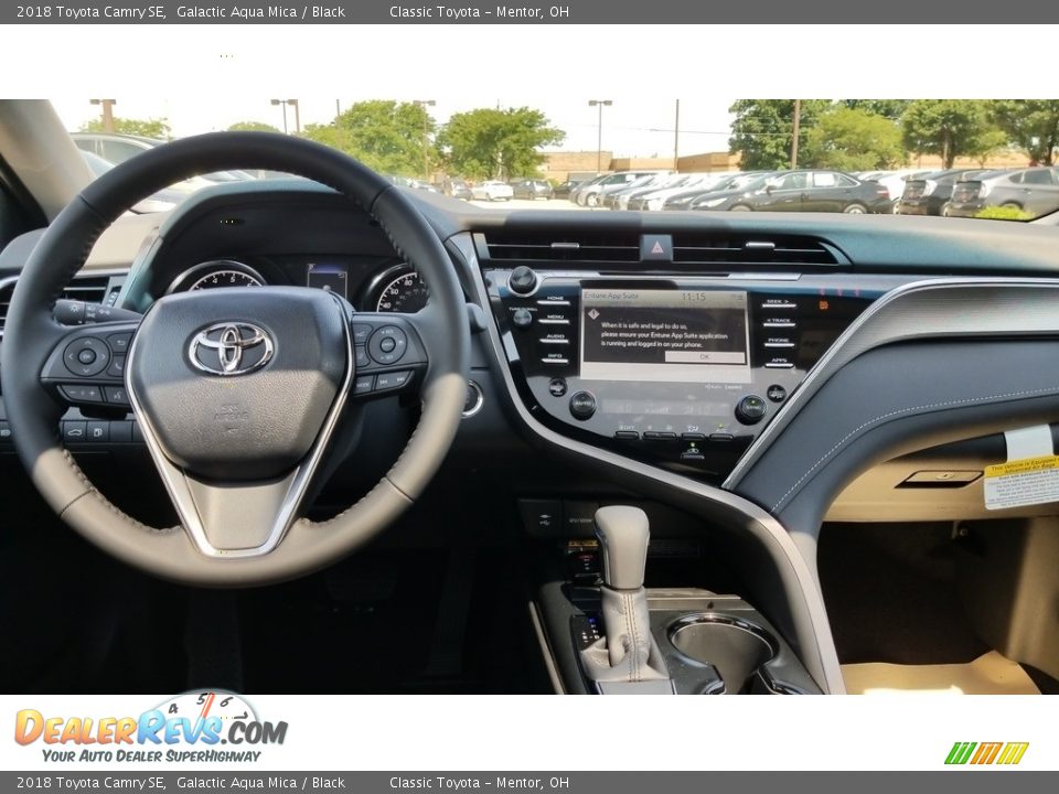 2018 Toyota Camry SE Galactic Aqua Mica / Black Photo #5