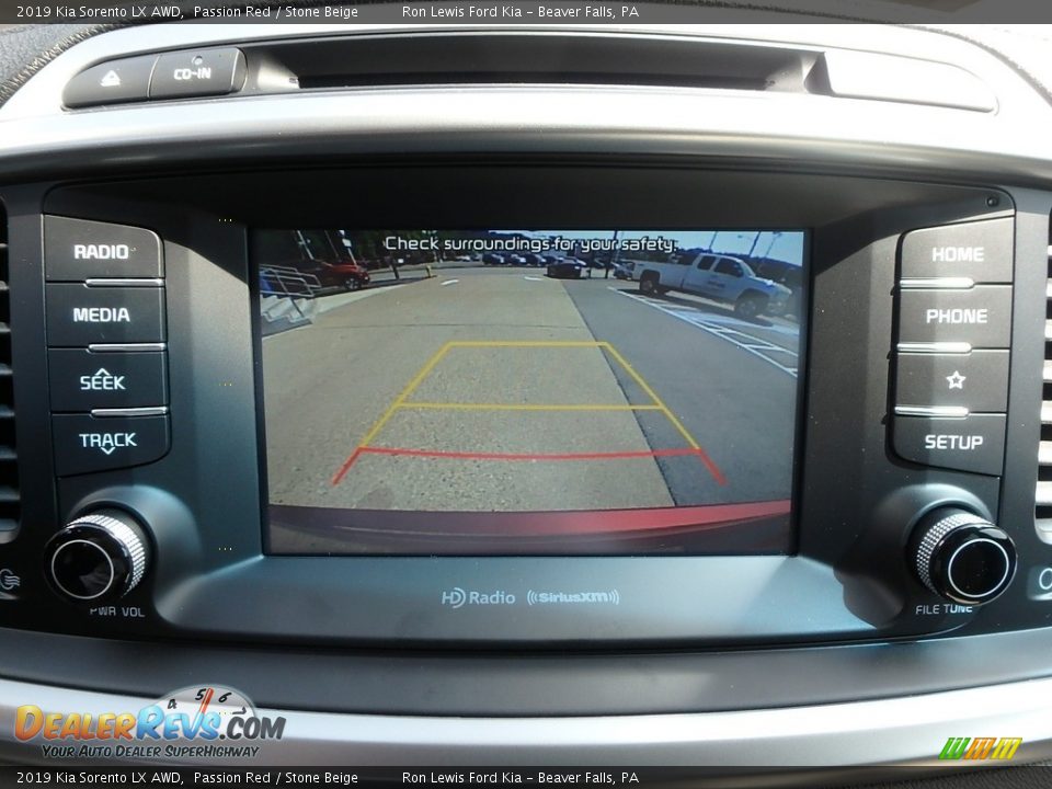 2019 Kia Sorento LX AWD Passion Red / Stone Beige Photo #19
