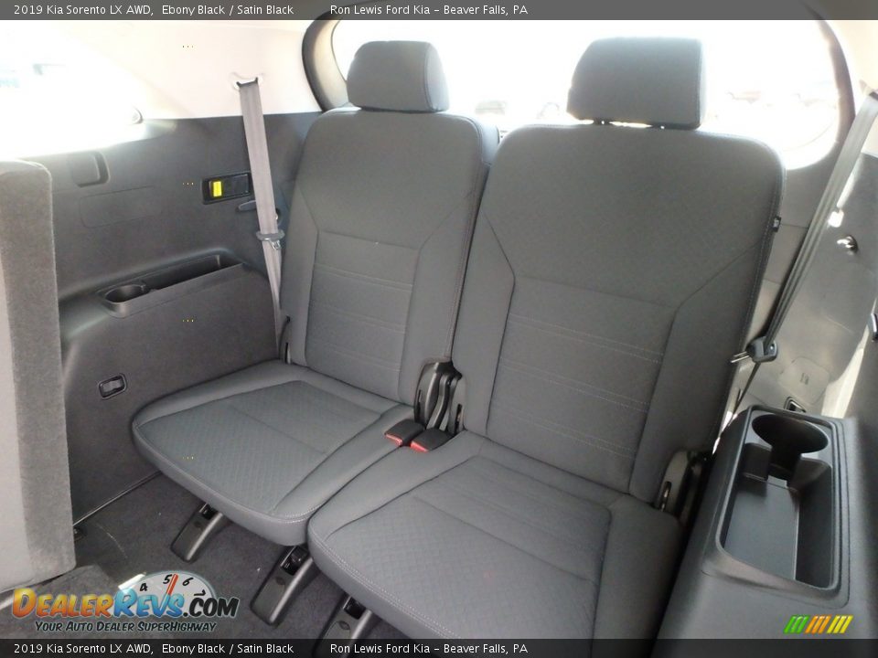 Rear Seat of 2019 Kia Sorento LX AWD Photo #11