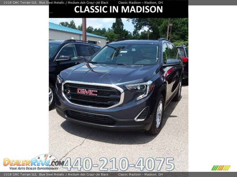 2018 GMC Terrain SLE Blue Steel Metallic / Medium Ash Gray/­Jet Black Photo #1