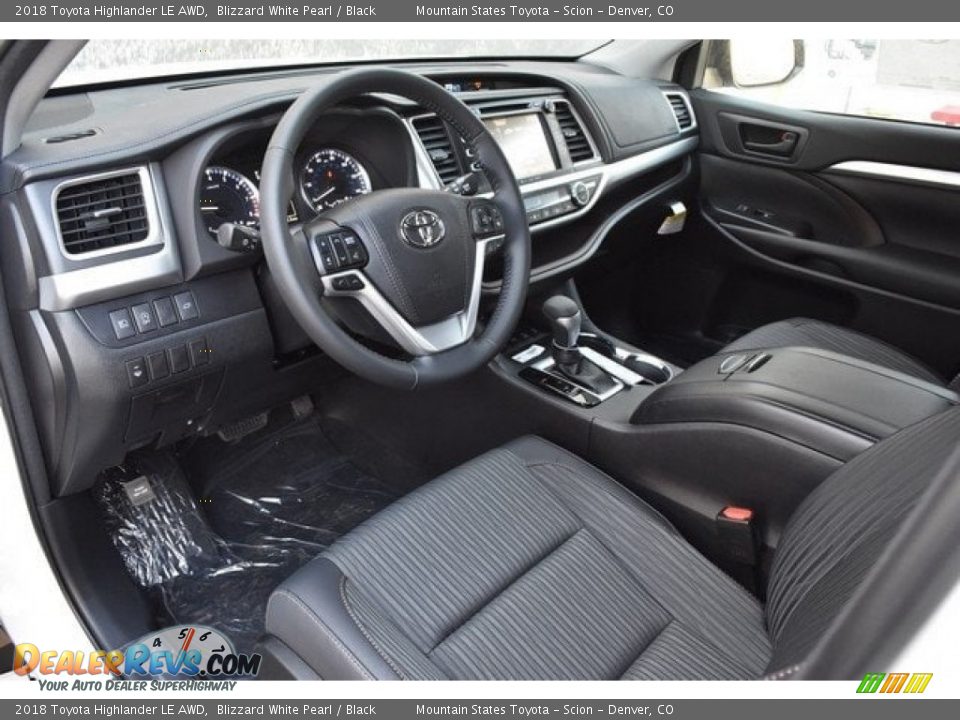 2018 Toyota Highlander LE AWD Blizzard White Pearl / Black Photo #5
