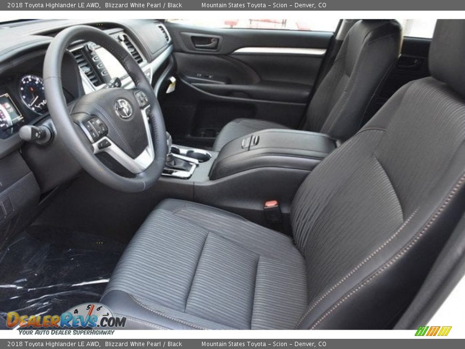 2018 Toyota Highlander LE AWD Blizzard White Pearl / Black Photo #6