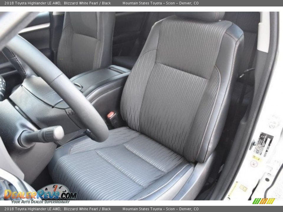 2018 Toyota Highlander LE AWD Blizzard White Pearl / Black Photo #7