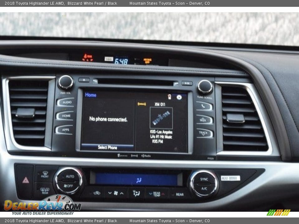 2018 Toyota Highlander LE AWD Blizzard White Pearl / Black Photo #9