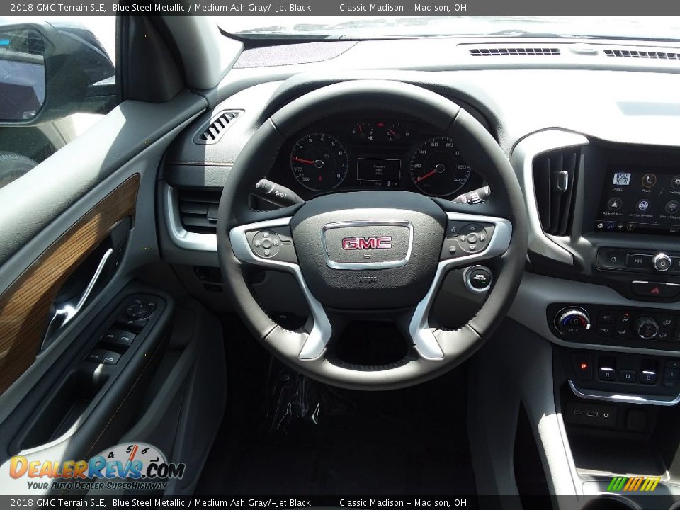 2018 GMC Terrain SLE Blue Steel Metallic / Medium Ash Gray/­Jet Black Photo #6