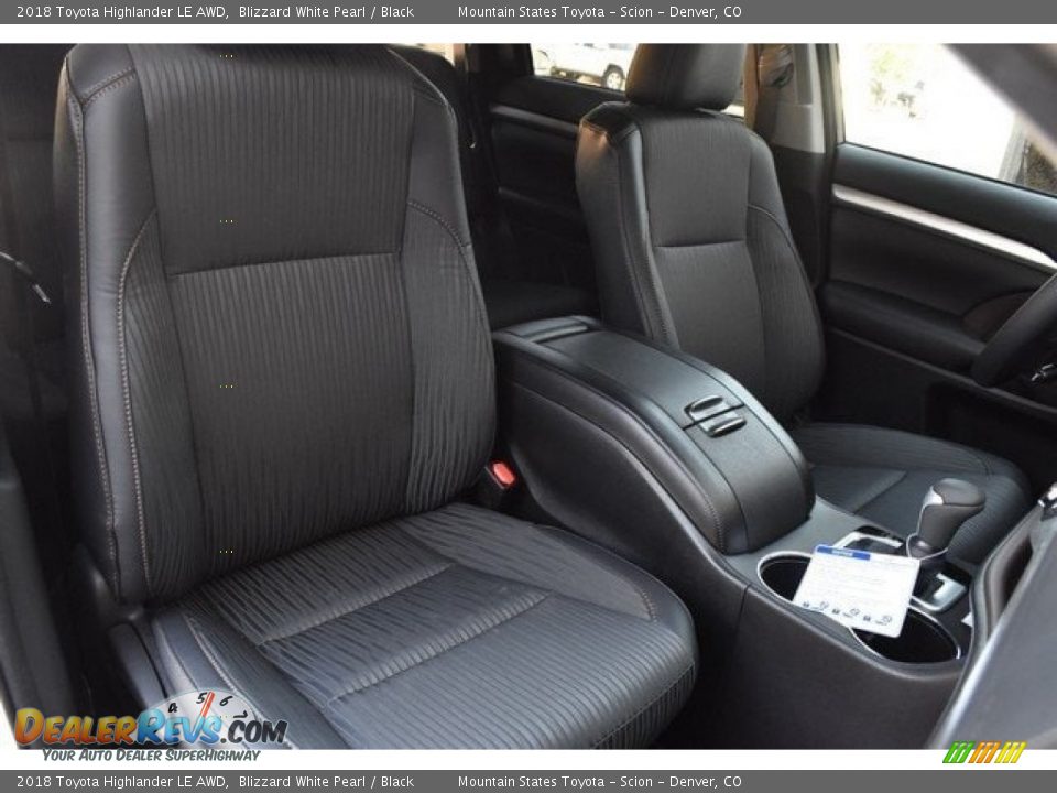 2018 Toyota Highlander LE AWD Blizzard White Pearl / Black Photo #12