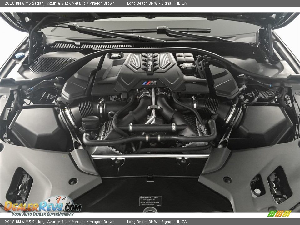 2018 BMW M5 Sedan 4.4 Liter M TwinPower Turbocharged DOHC 32-Valve VVT V8 Engine Photo #8