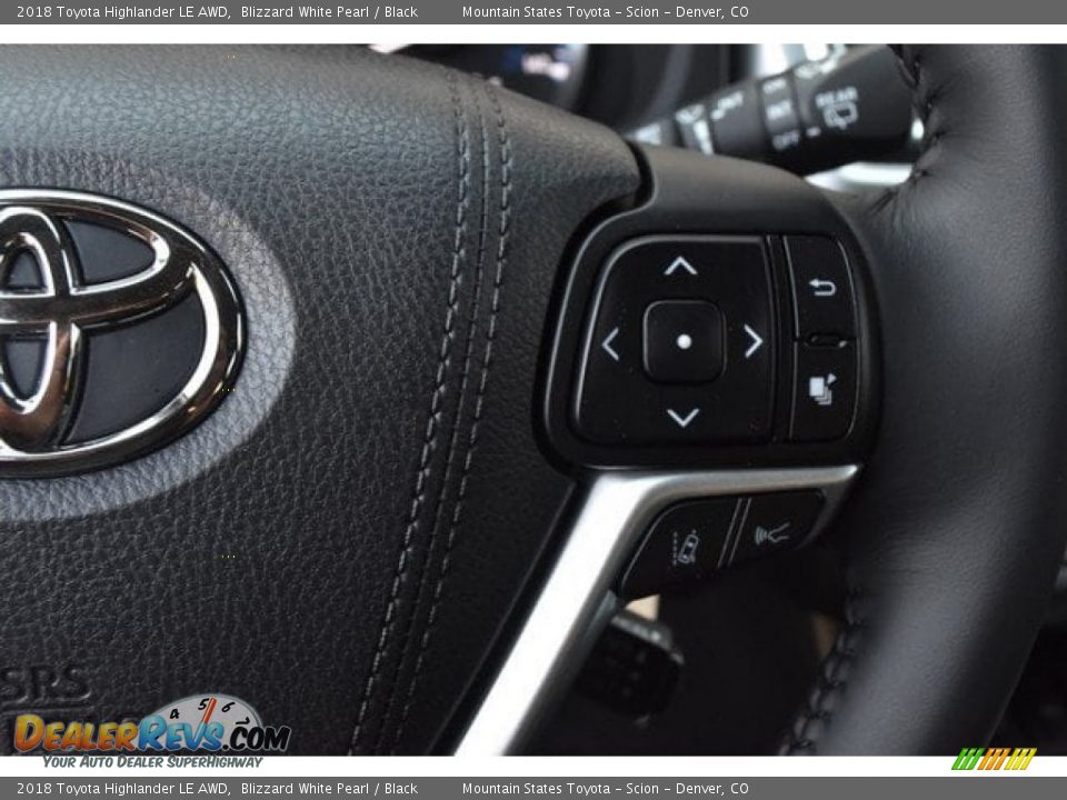 2018 Toyota Highlander LE AWD Blizzard White Pearl / Black Photo #29