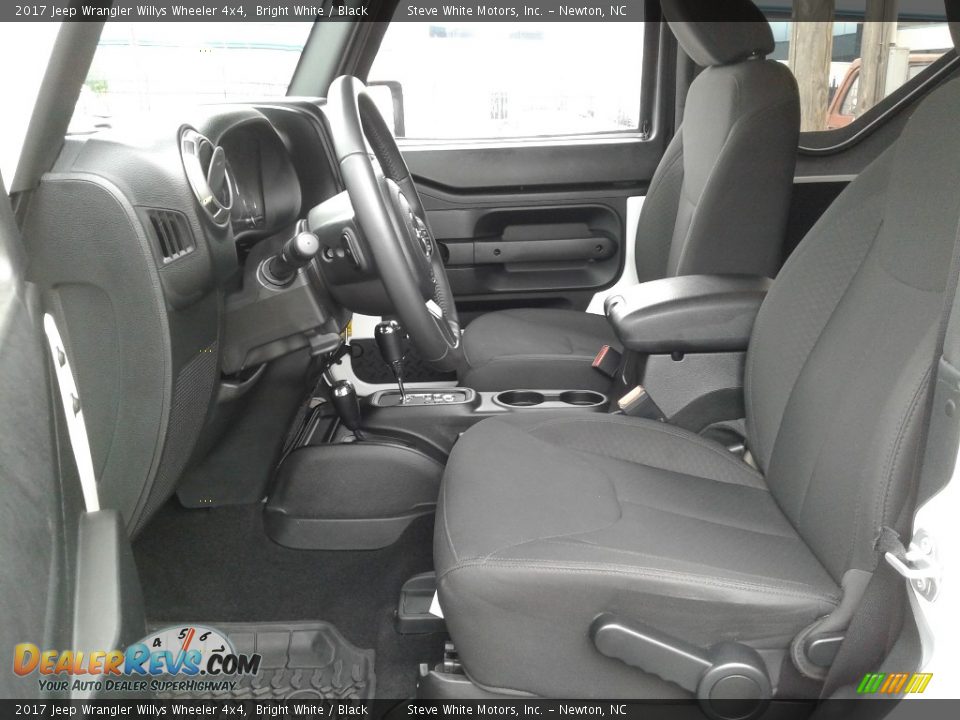 2017 Jeep Wrangler Willys Wheeler 4x4 Bright White / Black Photo #9