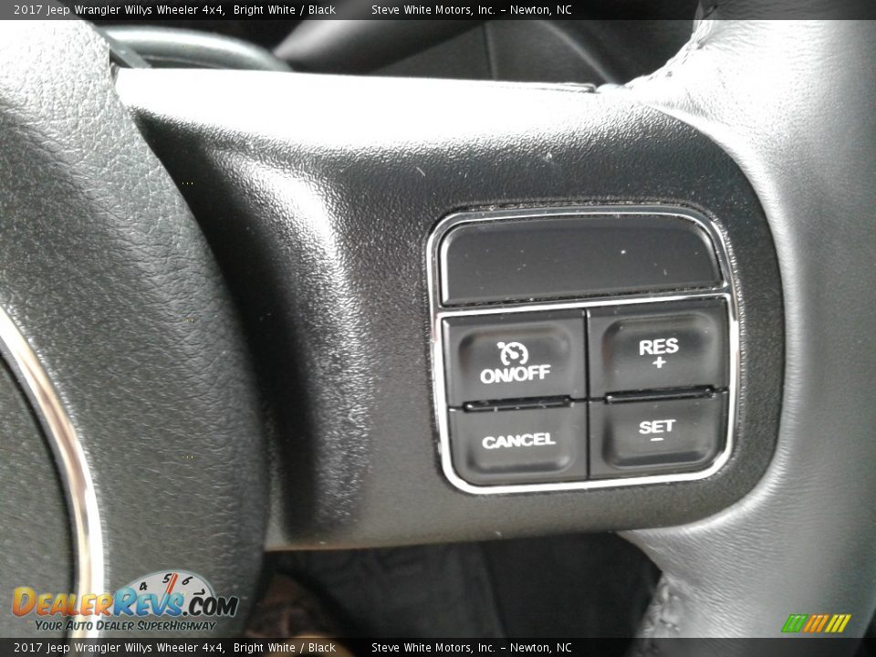 2017 Jeep Wrangler Willys Wheeler 4x4 Bright White / Black Photo #16